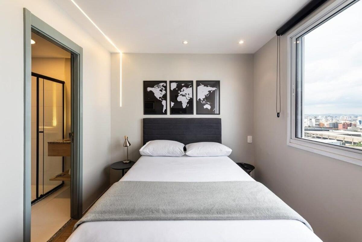 Apartamento Modernos Andar Alto 50 M Do Metro Bras Centro *